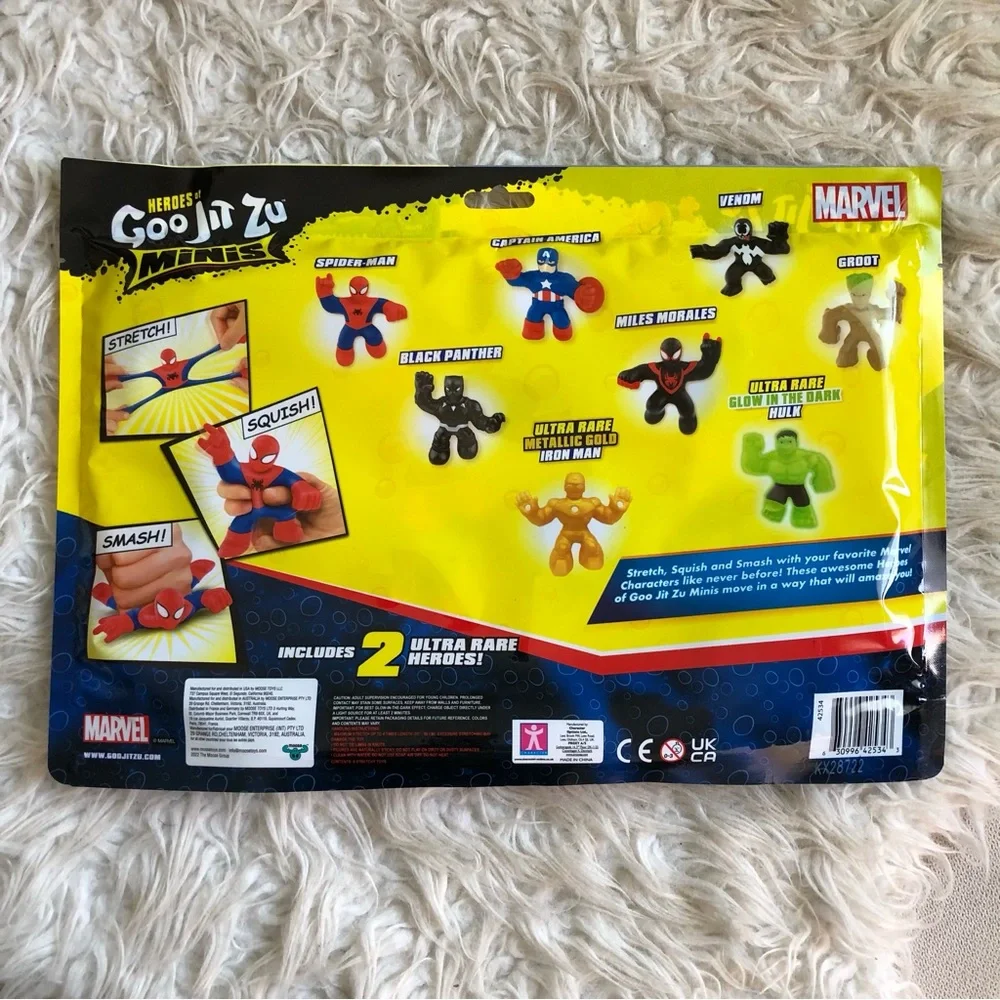 Heroes Of Goo Jit Zu Marvel Mini 8 Pack with 2 Ultra Rare Figures. - Picture 4 of 4